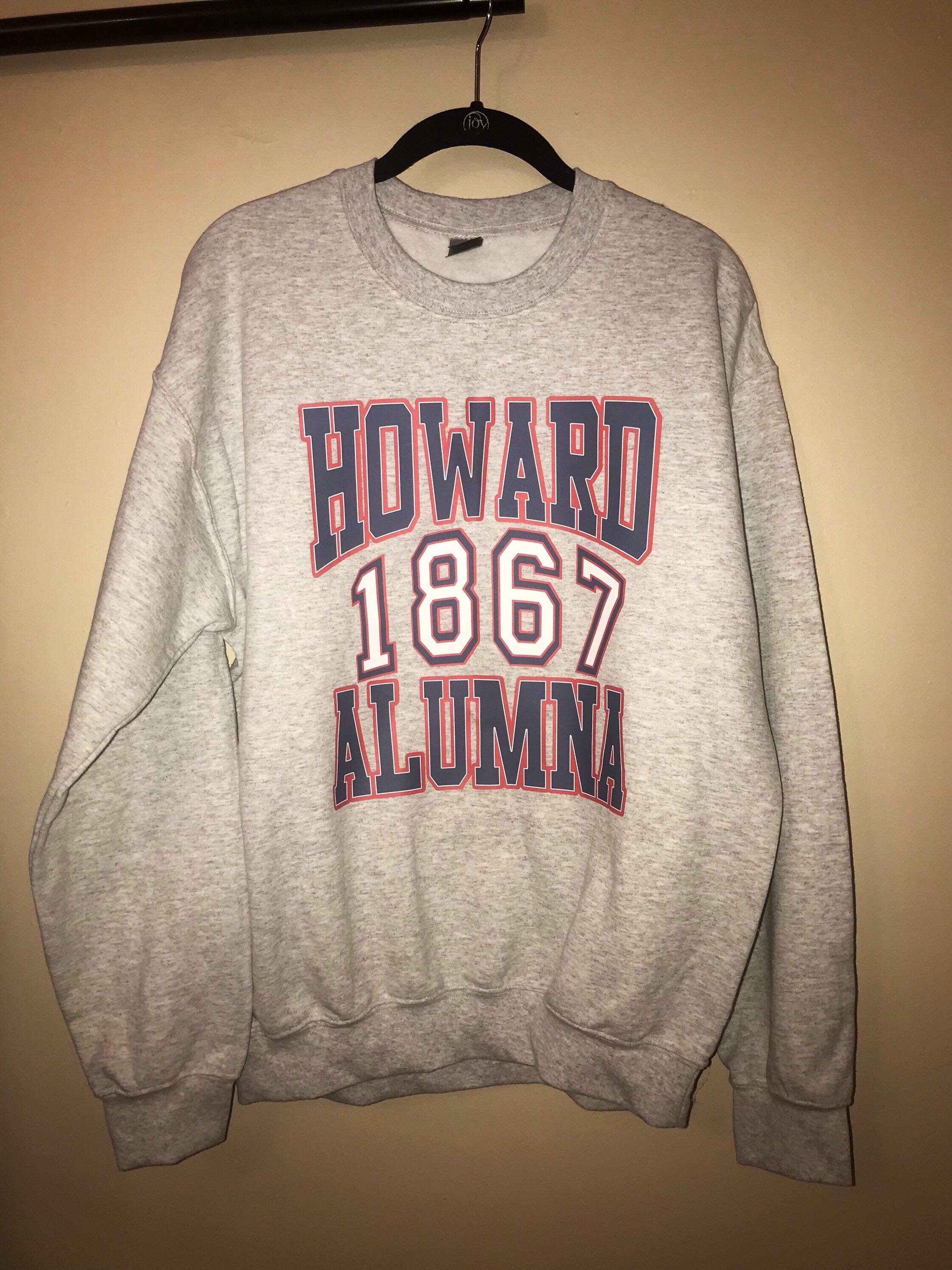 Ninti Handmade Howard 1867 Alumni or Alumna Ash Grey Red Navy | Etsy