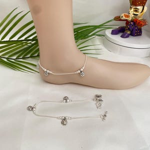 Silver look Alike Anklets,Ghungroo Anklets, Payal,Tribal Anklets for women,Bollywood Indian Anklets, ,Traditional Anklets,