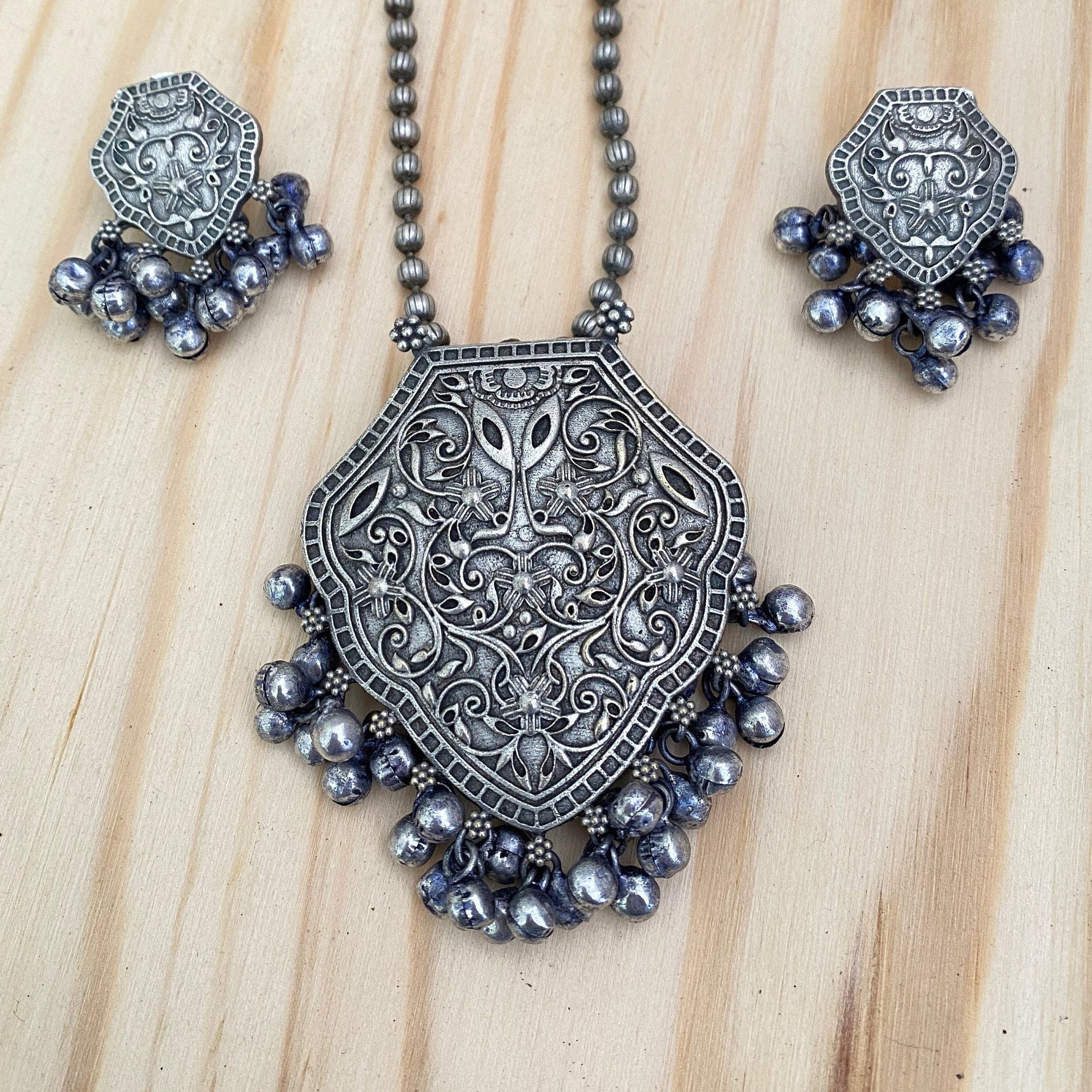 [HAESOOL] 25SS新作☆925silver☆GMN31 Necklace German Silver Pendant Long/haram Pendant Necklace,stud