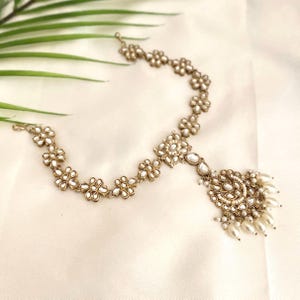 Sheeshphool,Kundan Head Band Mehandi Finish,Indian Bridal sheeshpattis,Matha Patti,Wedding Jewelry,Hair/Wedding Jewelry