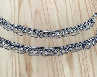 Silver Oxidised Anklets,Ghungroo Anklets, Payal,Tribal Anklets for women,Bollywood Indian Anklets, Vintage Look Anklets,Traditional Anklets,