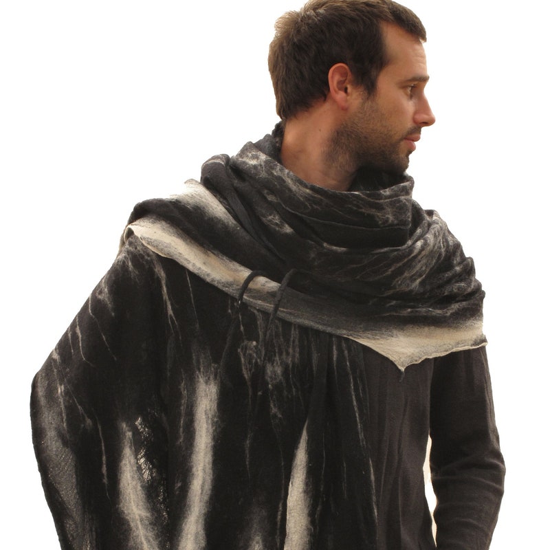 Mens Poncho Etsy