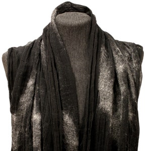 Post Apocalyptic Scarf for Men Oversized Black and White - Etsy