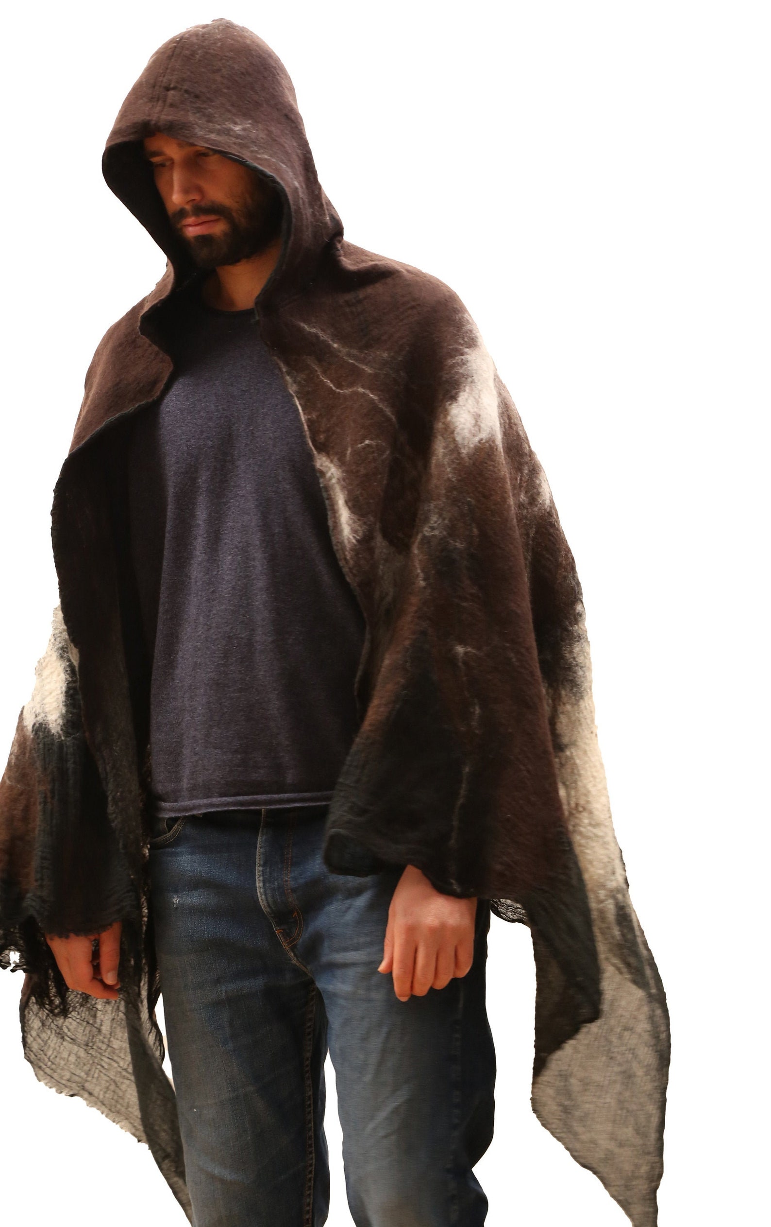mens poncho shawl