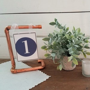 COPPER TABLE NUMBER Stand/Display/Frame •&quot;S-FRaME&quot; Short Version •Perfect for Events: Wedding / Anniversary / Grad./ Birthday • Real Copper!