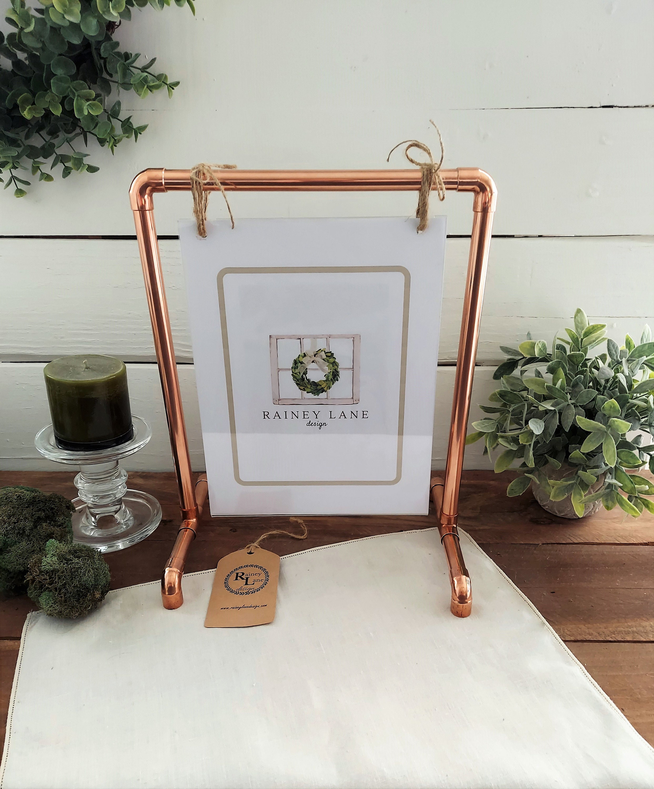 CoPPER 8.5x11 FRaME/SiGN/Photo Display Perfect for Etsy