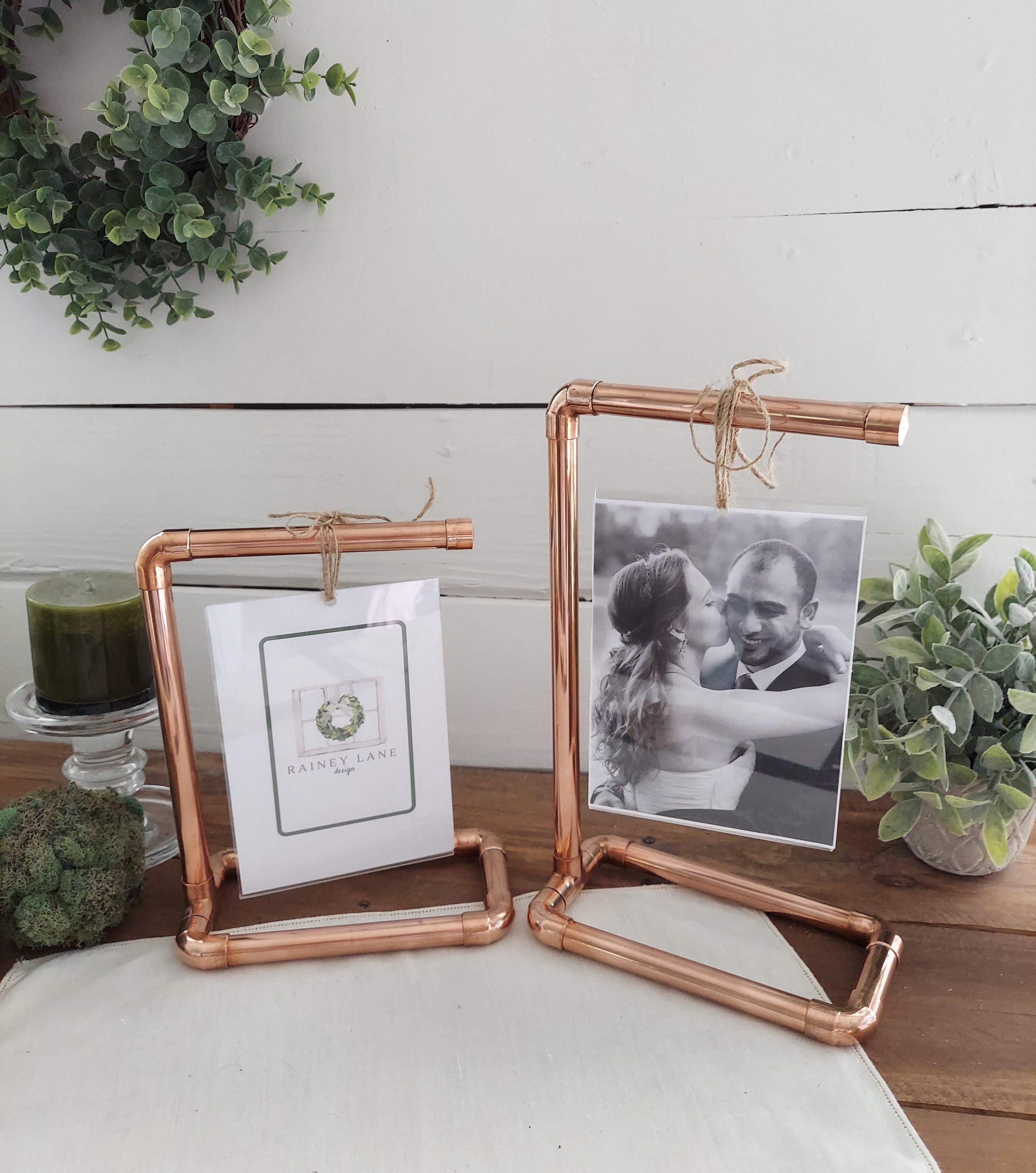 Industrial Pipe Picture Frame Etsy