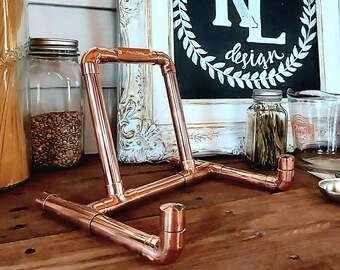 NEW! Personalizable COPPER CookbooK/Bible/Large Tablet Stand • A Great Complimentary Gift w/ Lg. Book/Bible/Artwork • Perfect for Chefs!