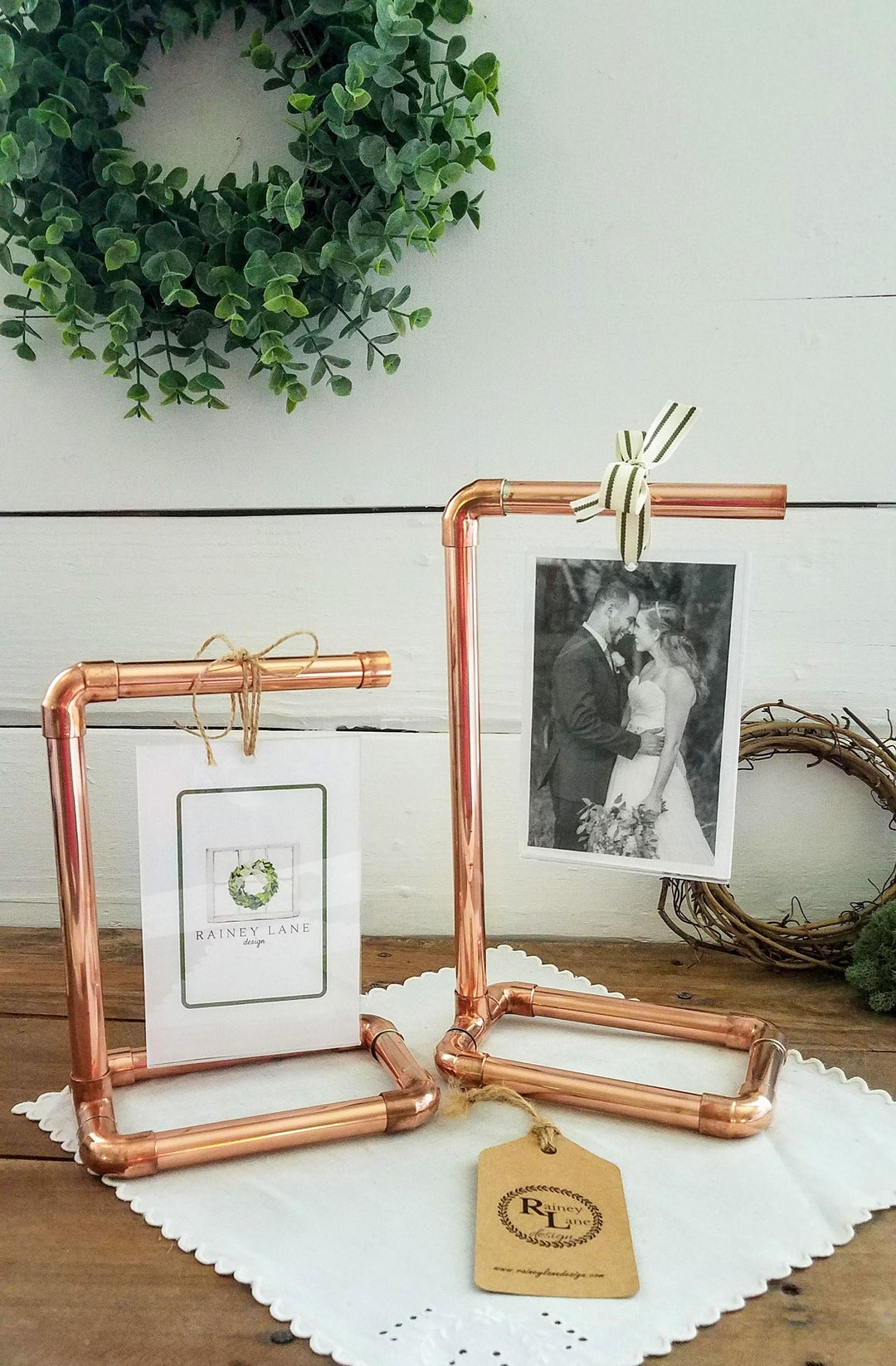 Copper 4x6 Rectangle Base Frame • 7th Anniversary Gift • 22nd ...