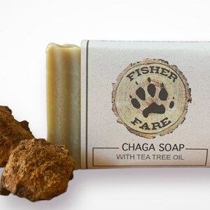 Chaga Soap with Tea Tree Oil