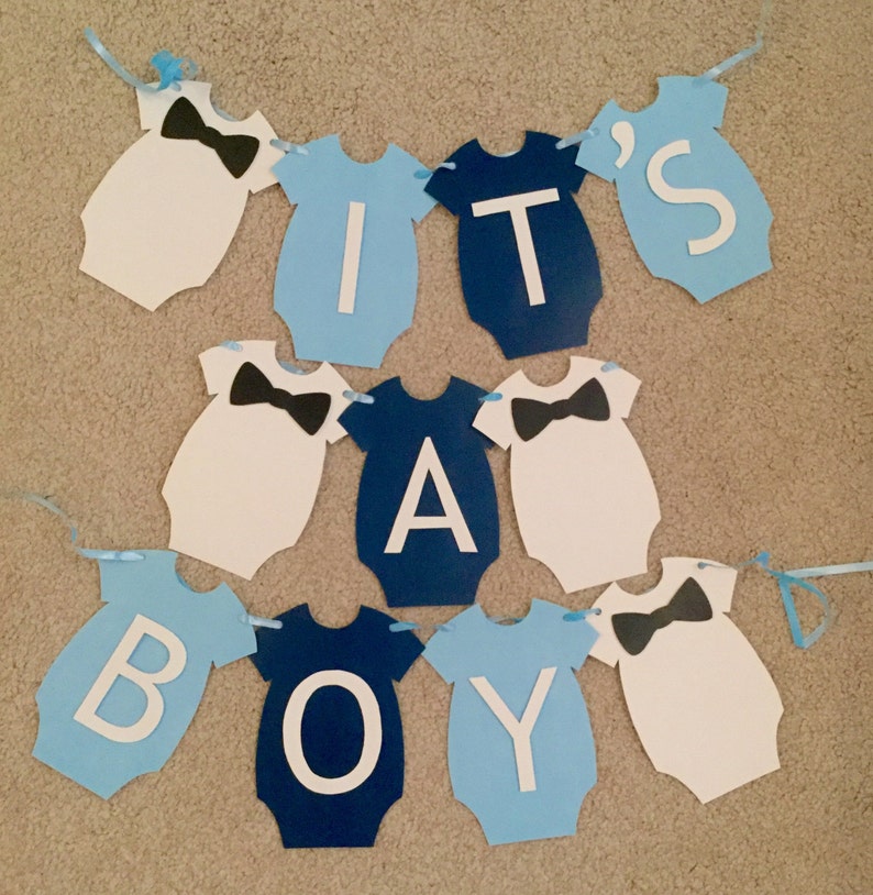 Baby Boy Banner Baby Shower Banner Baby Shower Décor Etsy
