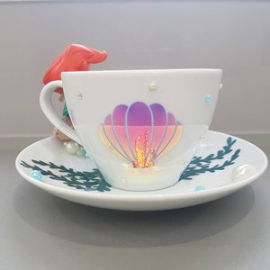 disney tea cup and saucer set
