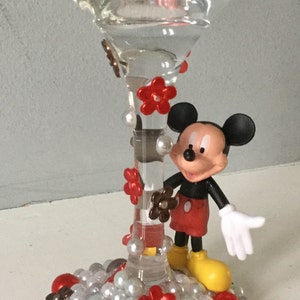 Copa de vino Mickey Mouse de Disney, copa de vino Mickey, copa de vino gema