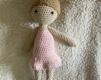 Ballerina, crochet doll, kids toy