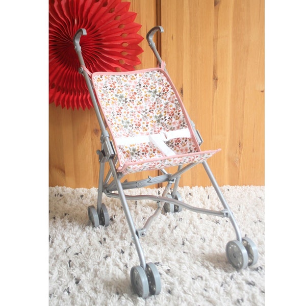 Padded cane stroller for doll / Imitation children's toy