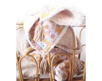 Bianca customizable baby blanket / baby fur throw