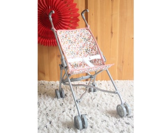 Padded cane stroller for doll / Imitation children's toy