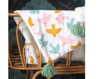 PIOUS Oeko-Tex Customizable Baby Blanket / Baby Fur Throw