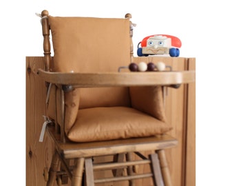 Baby high chair cushion in Oeko-Tex coated cotton / June
