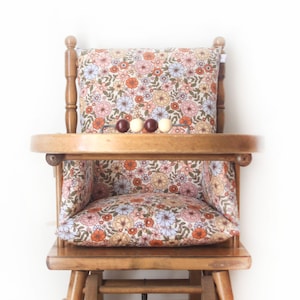 Oeko-Tex / Janis coated cotton baby high chair cushion