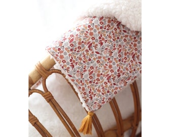 Customizable baby blanket / Romy baby fur blanket