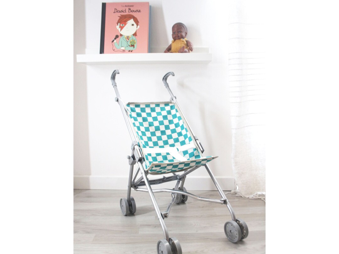 Cane Stroller for Doll / Checkers Imitation Children's Toy Etsy