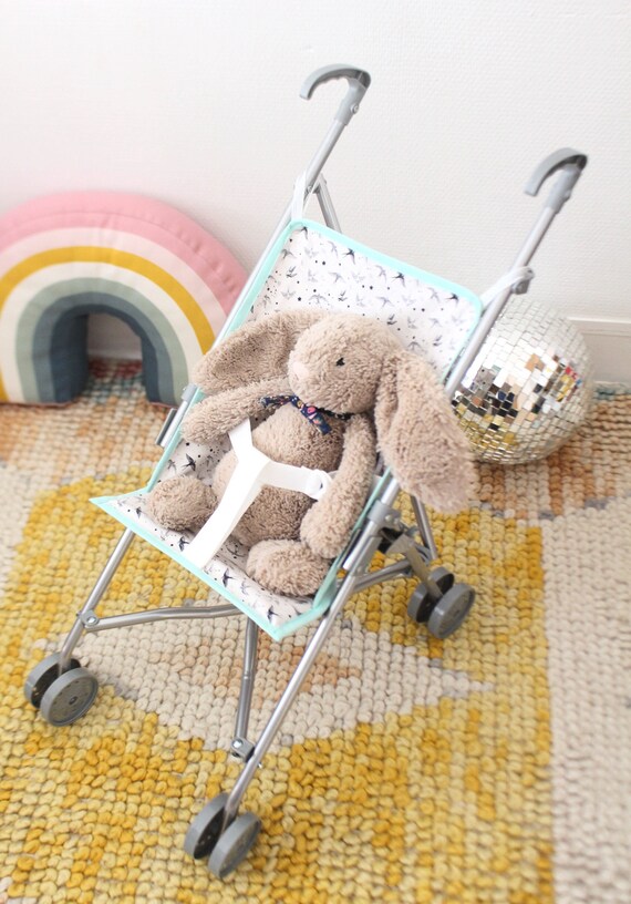 Rieten kinderwagen voor pop / Imitatie kinderspeelgoed | Etsy België