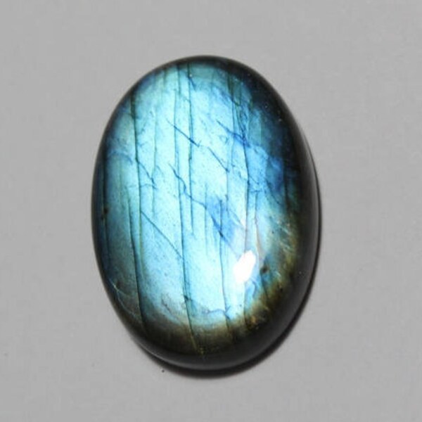 40% Off, Natural LABRADORITE, 30.5x21.5x7 mm Size, Oval Shape Gemstone, Smooth Loose Cabochon, +++AAA Quality Labradorite Lb#1740