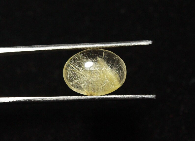 15.5x12x5 mm Size 40/% Off Smooth Loose Cabochon Natural GOLDEN RUTILATED QUARTZ Oval Shape Gemstone Good Quality Golden Rutile Gr#7002
