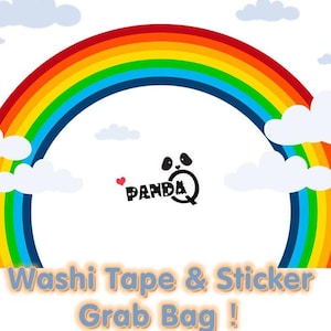 Kawaii Grab Bag Washi Tape & Sticker Grab Bag Mysterial Bag image 1