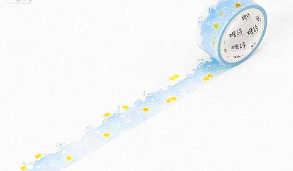 Ciel étoilé Japonais Washi Tape Masking Tape Agenda