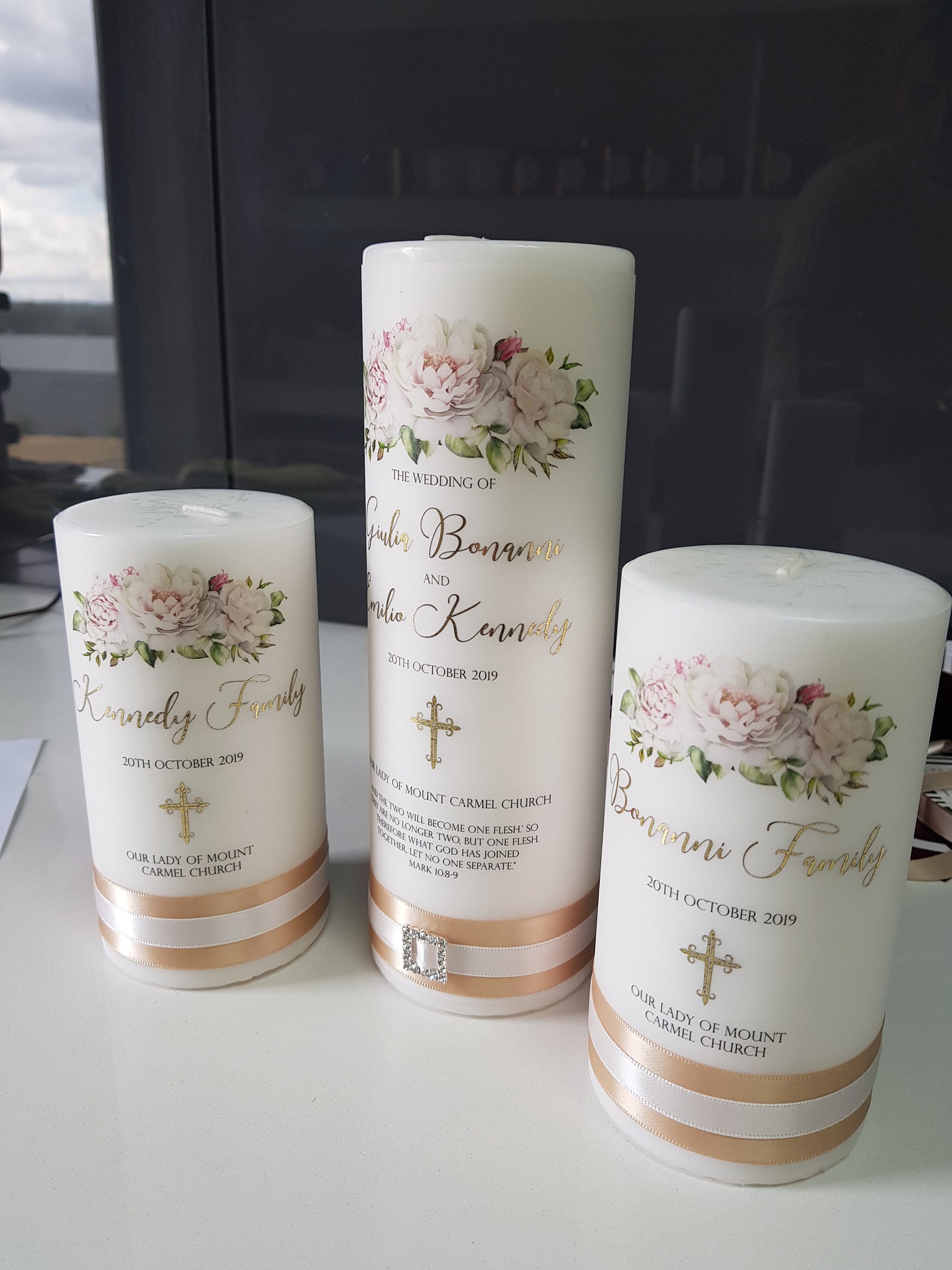 Unity Candles Family Candles Wedding Day Candles Unity Etsy Australia