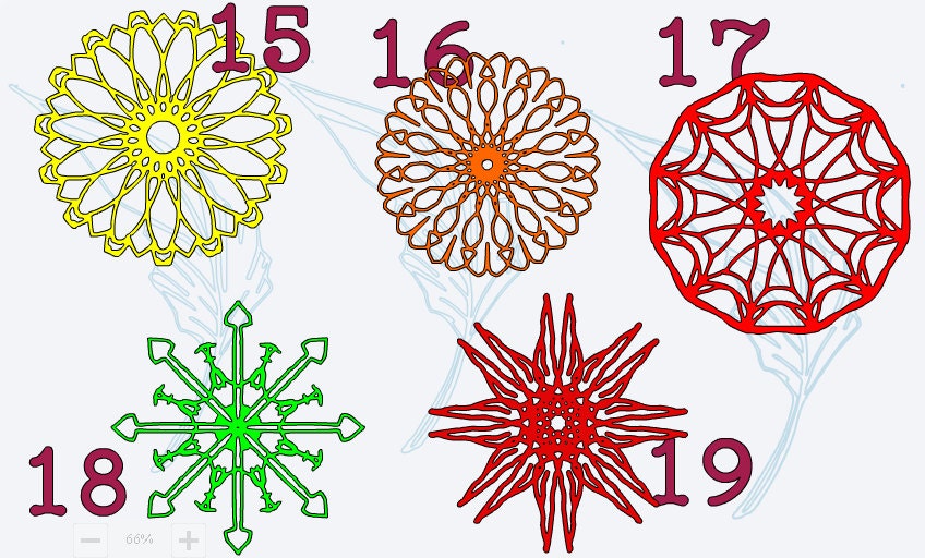 Download Snowflakes/ Flowers Intricate SVG | Etsy