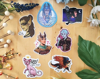 Various BG3 Stickers
