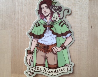 Deryk the Wanderer Vinyl Sticker