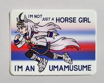 I'm an Umamusume Vinyl Sticker