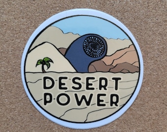 Desert Power Vinyl Stickers
