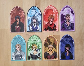 FFXVI Dominants Vinyl Stickers