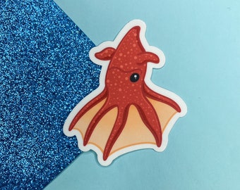 Vampire Squid Sticker - Etsy