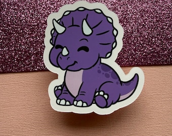 Cute Triceratops Sticker