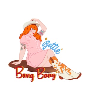 Custom pinup portrait full body