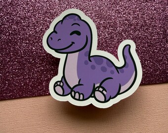 Cute Brachiosaurus Sticker