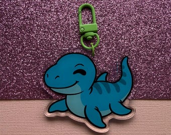 Cute Kronosaurus Acrylic Keychain