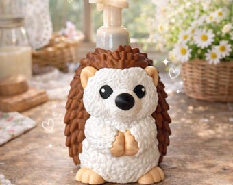 Hedgehog Soap Holder for Bath & Body Works Foaming Soap | Cute Animal Bathroom Decor | Woodland Soap Stand | Bathroom Accessory | Gift Idea