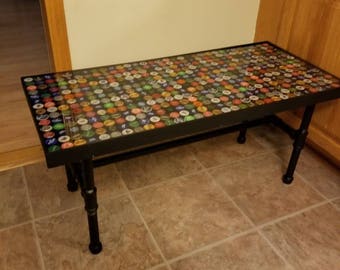 Bottle Cap Table Etsy
