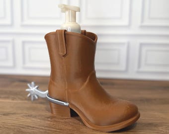 Cowboy Boot Soap Holder | Bath & Body Works Foaming Soap Sleeve | Western Bathroom Decor | Rustic Home Decor | Country Gift