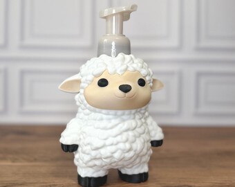 Cute Sheep Soap Holder | Bath & Body Works Foaming Soap Sleeve | Farmhouse Bathroom Decor | Animal Soap Holder | Gift Idea
