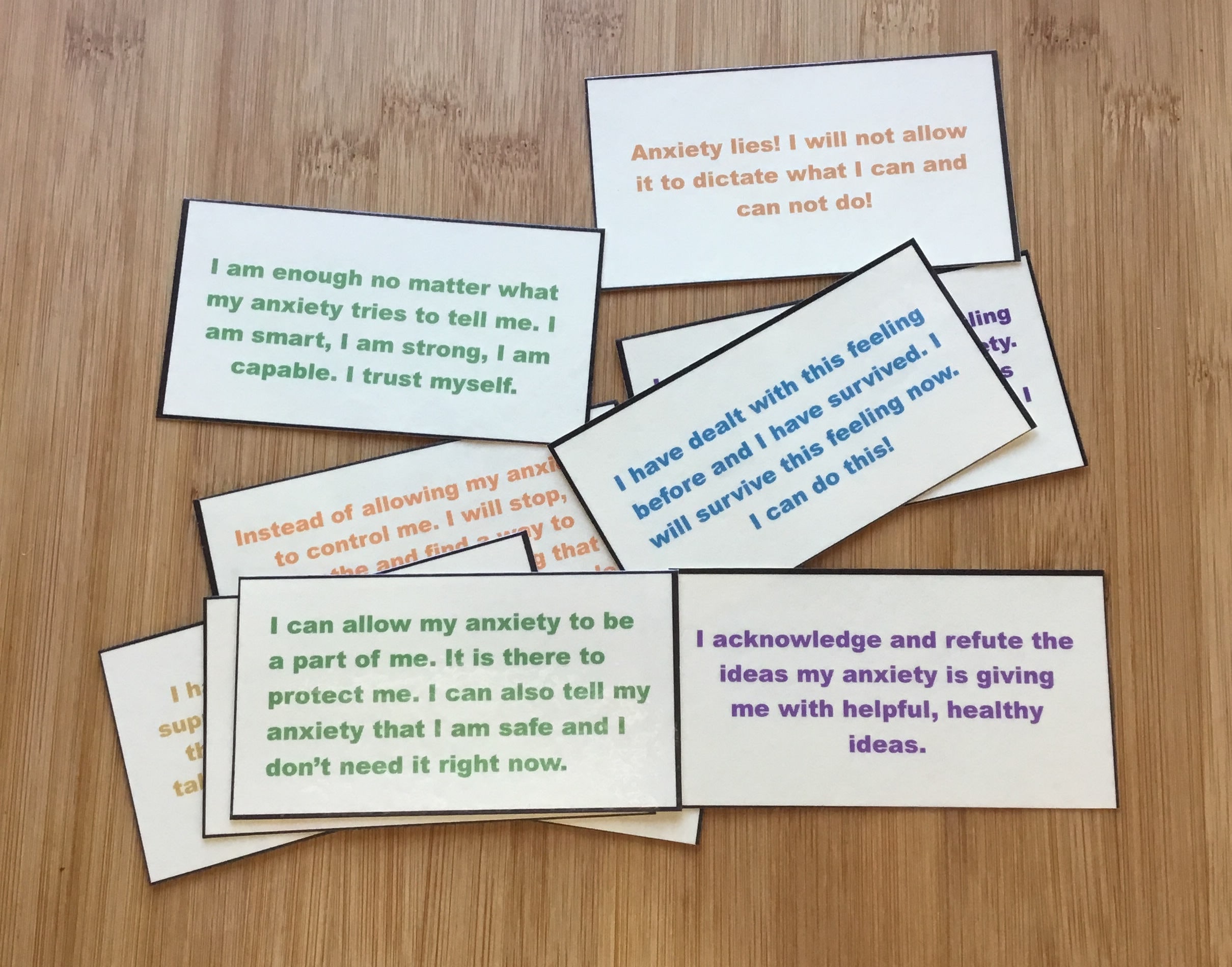Anxiety Affirmations Anxiety Relief Mental Health Anti Etsy
