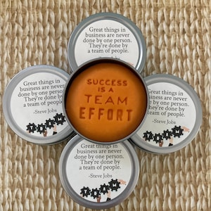 5 Tins Aromatherapy Stress Relief Dough – Team Appreciation Gift. Co-worker, employee gift