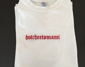 Custom Embroidered Word Shirt